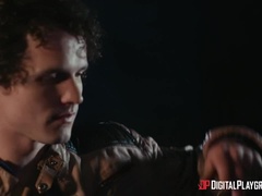 Américain, Blonde, Sucer une bite, Queue, Branlette thaïlandaise, Réalité, Cheveux courts, Tatouage