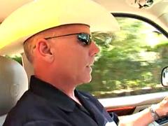 ブロンド, フェラチオ, なめる, 淫乱熟女, 公共, ティーン, オッパイの