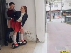 Culo, Culo grande, Mamada, Estilo perrito, Pajear, Pelirrojo, Adolescente, Tetas