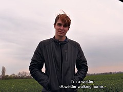 素人, フェラチオ, ヨーロピアン, ゲイ, 手コキする, アウトドア, ハメ撮り, 公共