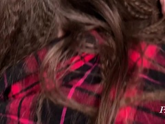 Leie, In den arsch, Arsch, Braunhaarige, Paar, Hd, Rau, Jungendliche (18+)