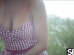 Tetas grandes, Rubia, Penetracion con dedos, Pezones, Al aire libre, Público, Pelirrojo, Tetas