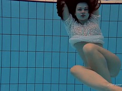 Chica, Tetas grandes, Morena, Fetiche, Estrella porno, Público, Solo, Bajo el agua