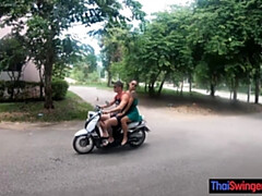 Culo grande, Verga grande, Tetas grandes, Mamada, Pareja, Novia, Pov, Tailandés