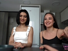 Alluring Russian lesbians sex orgy breathtaking porn clip