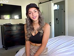 Amateur, Grosse bite, Gros seins, Blonde, Collège université, Gorge profonde, Faciale, Serré