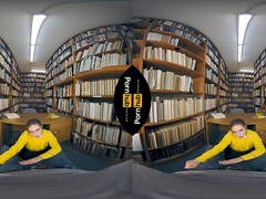 VR shh we're in the library - Babe