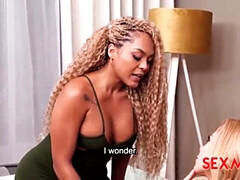 Grosse titten, Bisexuell, Schwarz, Blasen, Braunhaarige, Vollbusig, Lesbisch, Milf