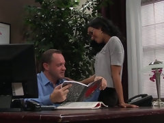アジア人, 美女, デカチン, フェラチオ, オフィス, ガリガリ, ティーン, オッパイの
