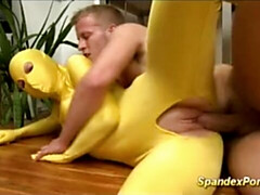 18 jaar, Enthousiasteling, Anaal, Lieveling, Sperma shot, Fetisj, Spandexonderbroek, Tiener