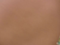 POV amateur teen grinds on a cock with her panties on