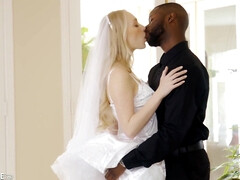 Cheating Bride Braylin Bailey Loves BBC - interracial hardcore with cumshot