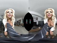 From The Vault: Getting A Raise At Work - POV VR with MILF Nicolette shea
