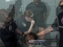 Blond, Hondjeshouding, Hd, Interraciaal, Buiten, Realiteit, Trio, Uniformpje