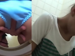 Tempting asian female is pissing in hot sex video
