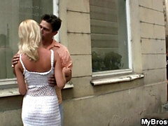 18, ブロンド, 浮気者, チェコ, 彼女, ハードコア, オマンコ, 現実