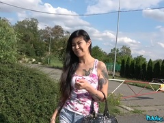 Public Agent (FakeHub): Hot Asian chick loves girthy cock
