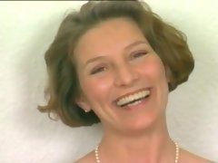 Short haired German mature woman first porn video