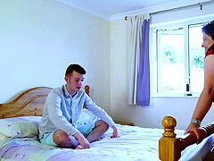 ぽっちゃり, フェラチオ, オナニー, 熟年, フェラする