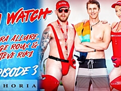 デカチン, デカパイ, バイセクシャル, ゲイ, Hd, オマンコ, 馬乗り, 三人