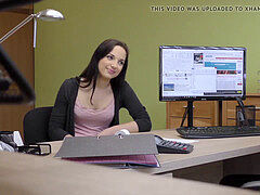 Минет, Брюнетки, Европейки, В офисе