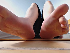 素人, アラブ, アジア人, 足, フェティッシュ, 足フェチ, オナニー