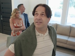 デカパイ, ブロンド, 浮気者, 顔射, Hd, 人妻の, キッチン, 妻