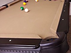 Amateur gf assfucked on pool table