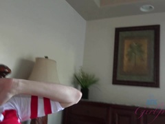 Anal, Sucer une bite, Branlette thaïlandaise, Huilée, Orgasme, Rasée, Maigrichonne, Mouillée