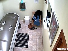 Tchèque, Hd, Fait maison, Public, Chatte, Solarium, Solo, Nénés