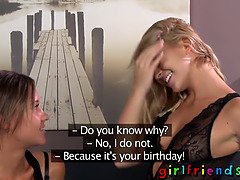 Girlfriends bday sex for hot lesbo paramours