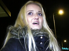 Nana, Blonde, Sucer une bite, Éjaculer dans la bouche, Masturbation, De plein air, Pov, Public