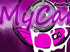 Enthousiasteling, Lieveling, Grote mammen, Bruinharig, Masturbatie, Alleen, Tieten likken, Speelgoed