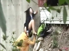 Enthousiasteling, Aziatisch, Japaans, Openbaar, Tiener