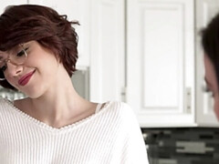 Kont, Bruinharig, Lesbisch, Likken, Orgasme, Geschoren, Kort haar, Mager