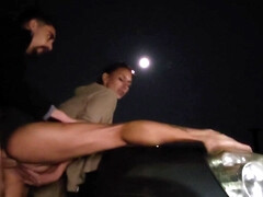 Sucer une bite, Voiture, Queue, Hard, Hd, Italienne, Pov, Public