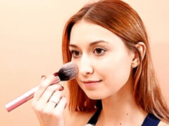 Grote kont, Blond, Pijpbeurt, Hondjeshouding, Natuurlijke tieten, Geschoren, Tiener, Tieten likken