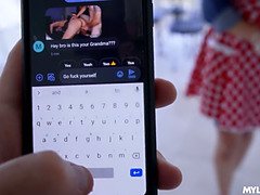 Blasen, Braunhaarige, Milf, Mutti, Pov, Muschi, Schreiend, Stiefmutter