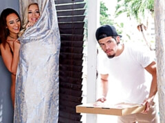 素人, デカパイ, ブロンド, 茶髪の, バック, 淫乱熟女, 自然山雀, ティーン