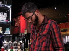 Aaliyah Hadid gets pounded in the bar