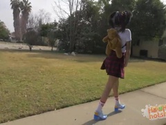 美人, フェラチオ, カワイイ, 顔面騎乗, ゲーム, ティーン, オッパイの, 濡れ