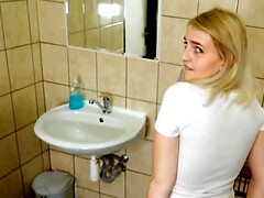 美女, ブロンド, フェラチオ, 浮気する, ハードコア, ハメ撮り