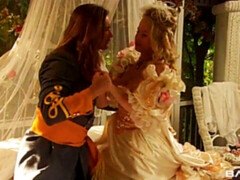 Grote lul, Blond, Pijpbeurt, Jurk, Flexibiel, Kut duiken, Kousen, Oud