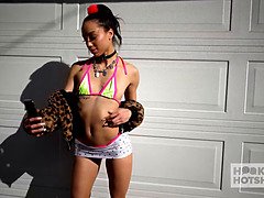 Blasen, Braunhaarige, Hd, Absätze, Natürlichen titten, Muschi, Reiten, Titten