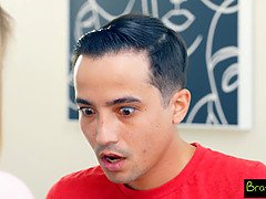 アジア人, ブロンド, フェラチオ, イく瞬間, Hd, スペイン人, 三人, オッパイの