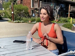 Pijpbeurt, Bruinharig, Diep in de keel, Lul, Hd, Klein, Anaal likken, Mager