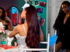 Cul, Talons, Embrassement, Léchez, Culottes ou slips, Chatte, Dénudage, Nénés