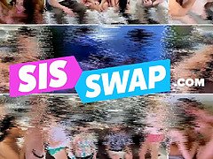 Grosser arsch, Blasen, Sperma im mund, Spermaladung, Schwanz, Hd, Schwestern, Taboo