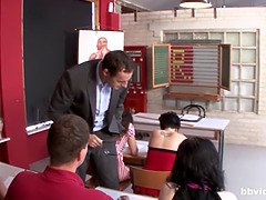 Enthousiasteling, Pijpbeurt, Jonge meid, Universiteit, Hd, Kut duiken, Lerarin, Tiener