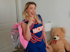 Cul, Blonde, Sucer une bite, Éjaculer dans la bouche, Tir de sperme, Léchez, Élève, Adolescente